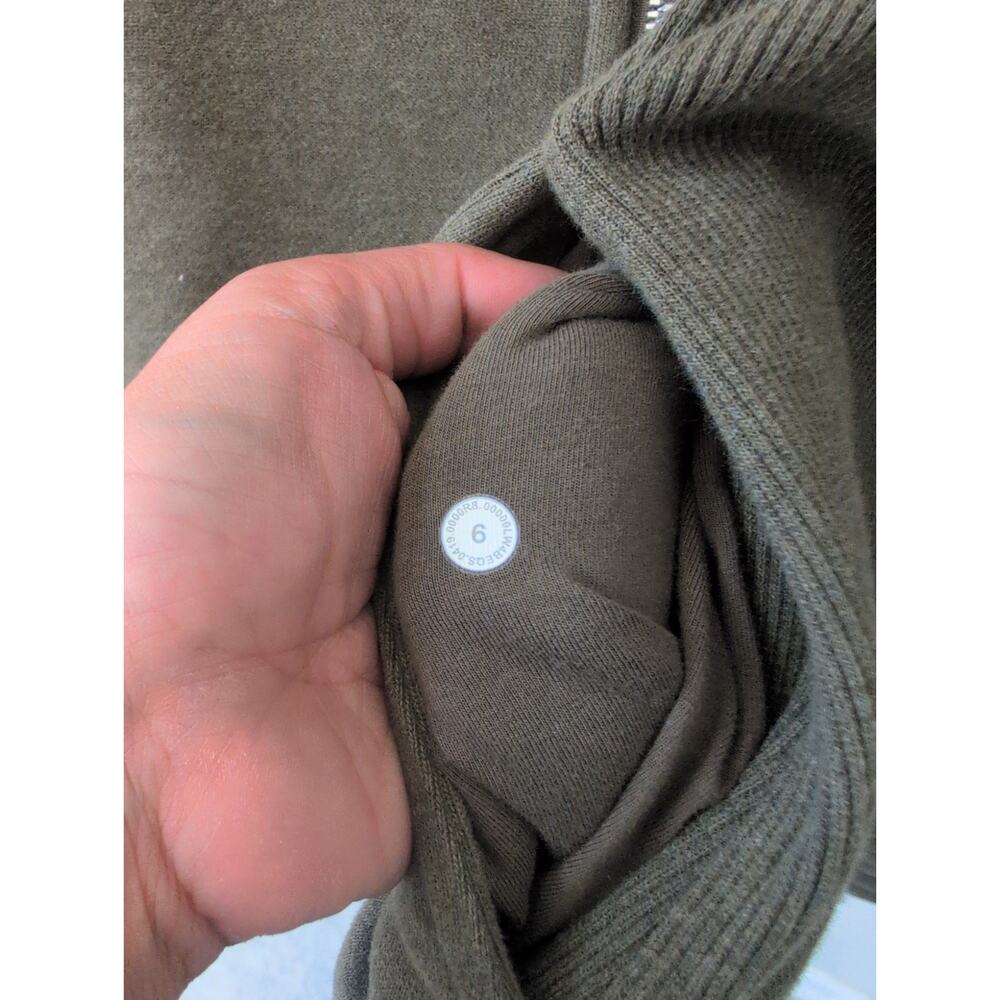Lululemon Radiant Jacket II Heathered Fatigue Green size 6 - Picture 4 of 5